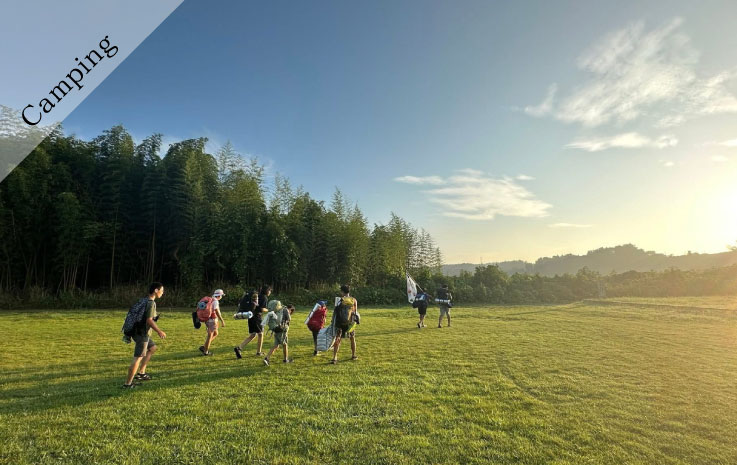 夏のガキ大将の森キャンプ