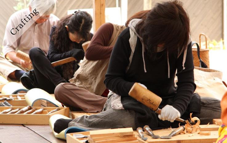 木漆工芸作家　松崎融の「木と親しむ木工講座」