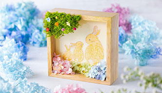 Hydrangea Art Frame
