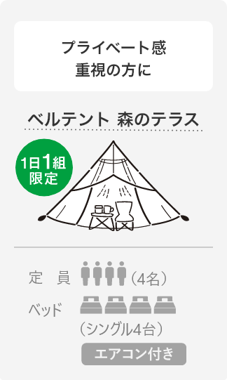 Bell Tent Forest Terrace