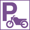 2-wheeler designated parking lot