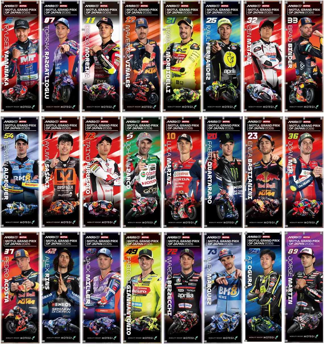 Rider Support Banners