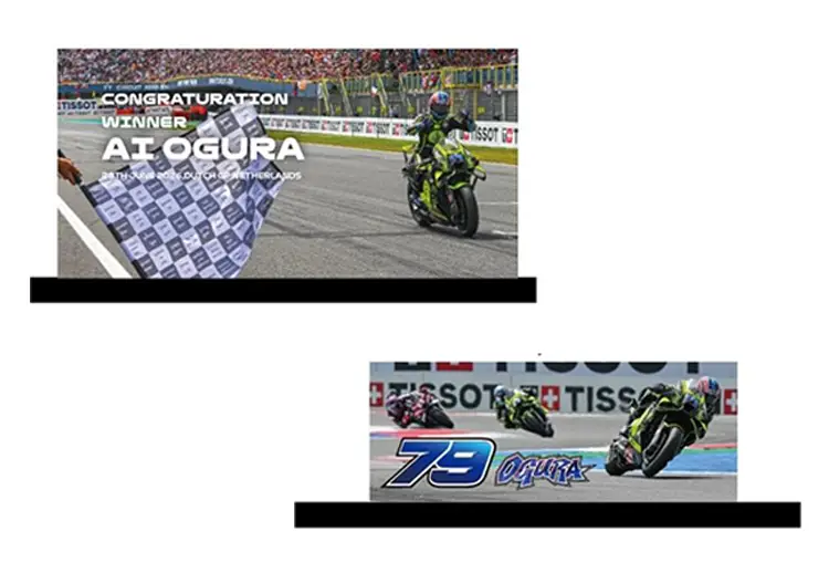 2026 MotoGP™ 79OGURA Congratulations Acrylic Stand