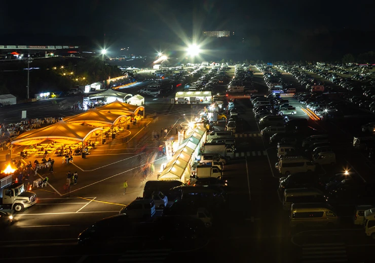 You can experience 3 DAYS of immersing yourself in MotoGP™ while camping or staying in your car, just like at a European Grand Prix.