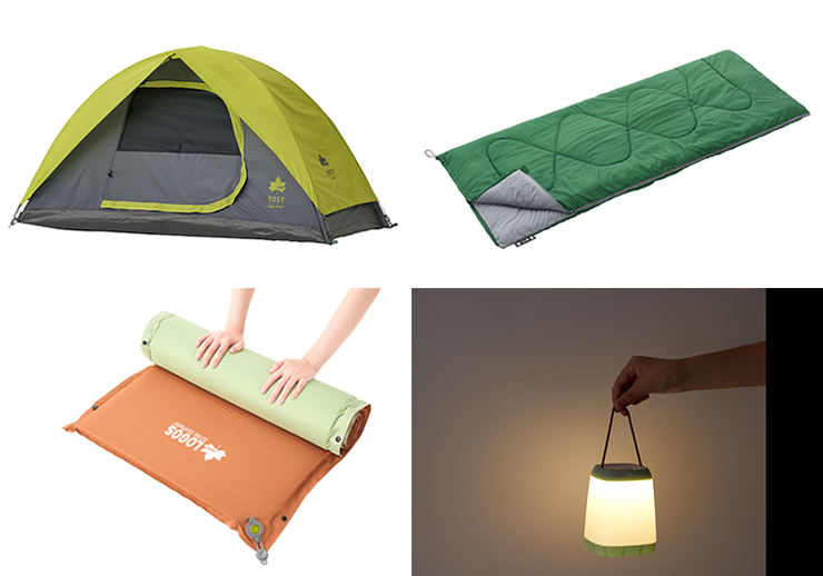 LOGOS Rental Hands-Free Camping Set
