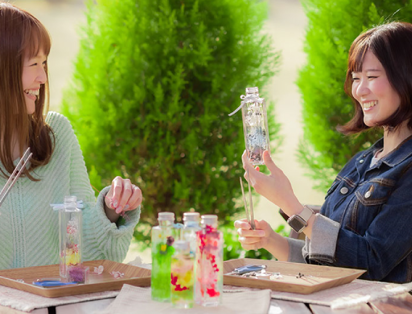 Crafting experience using Hello Woods materials