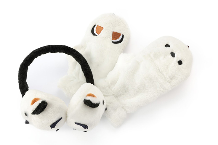 冬のあったかグッズ イヤーマフ あっかかわいい3WAY手袋