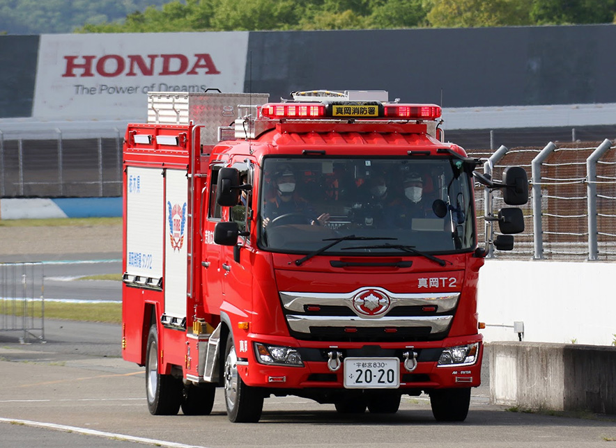 水槽付きポンプ車