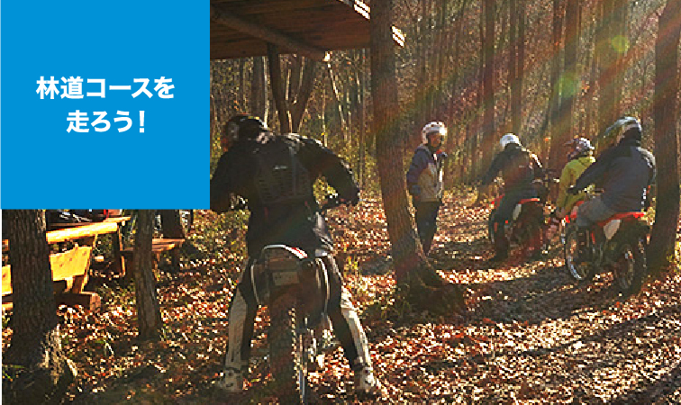 林道コースを走ろう！