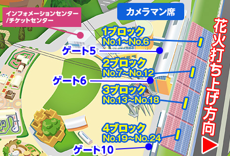 カメラマン席