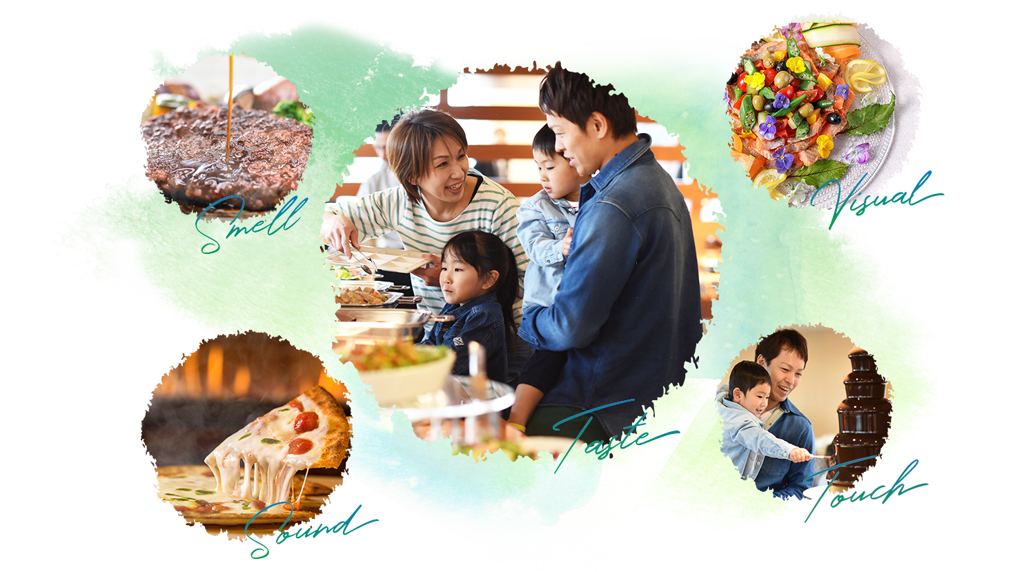 地方的食材充分運用，以“五感”享受森林餐廳的美食