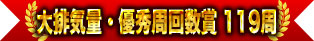 大排氣量優秀周回數獎 119周