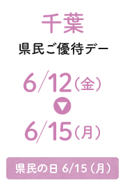 千葉縣民優待日