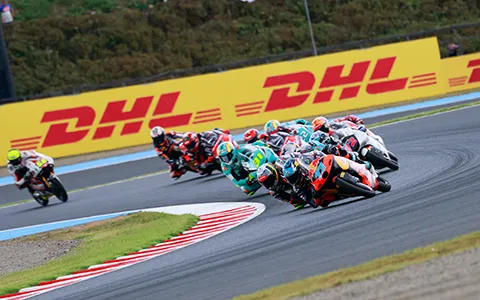享受 MotoGP™・Moto2™・Moto3™ 三個級別