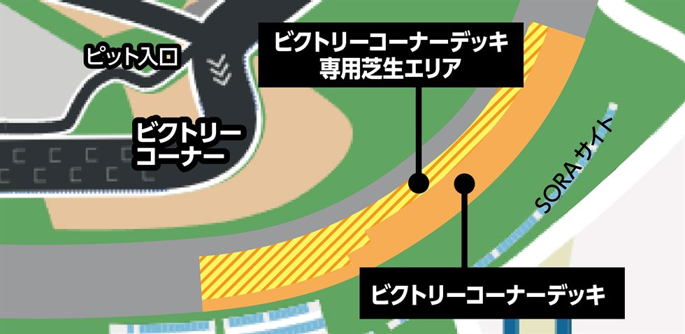 勝利區甲板專用草坪區域